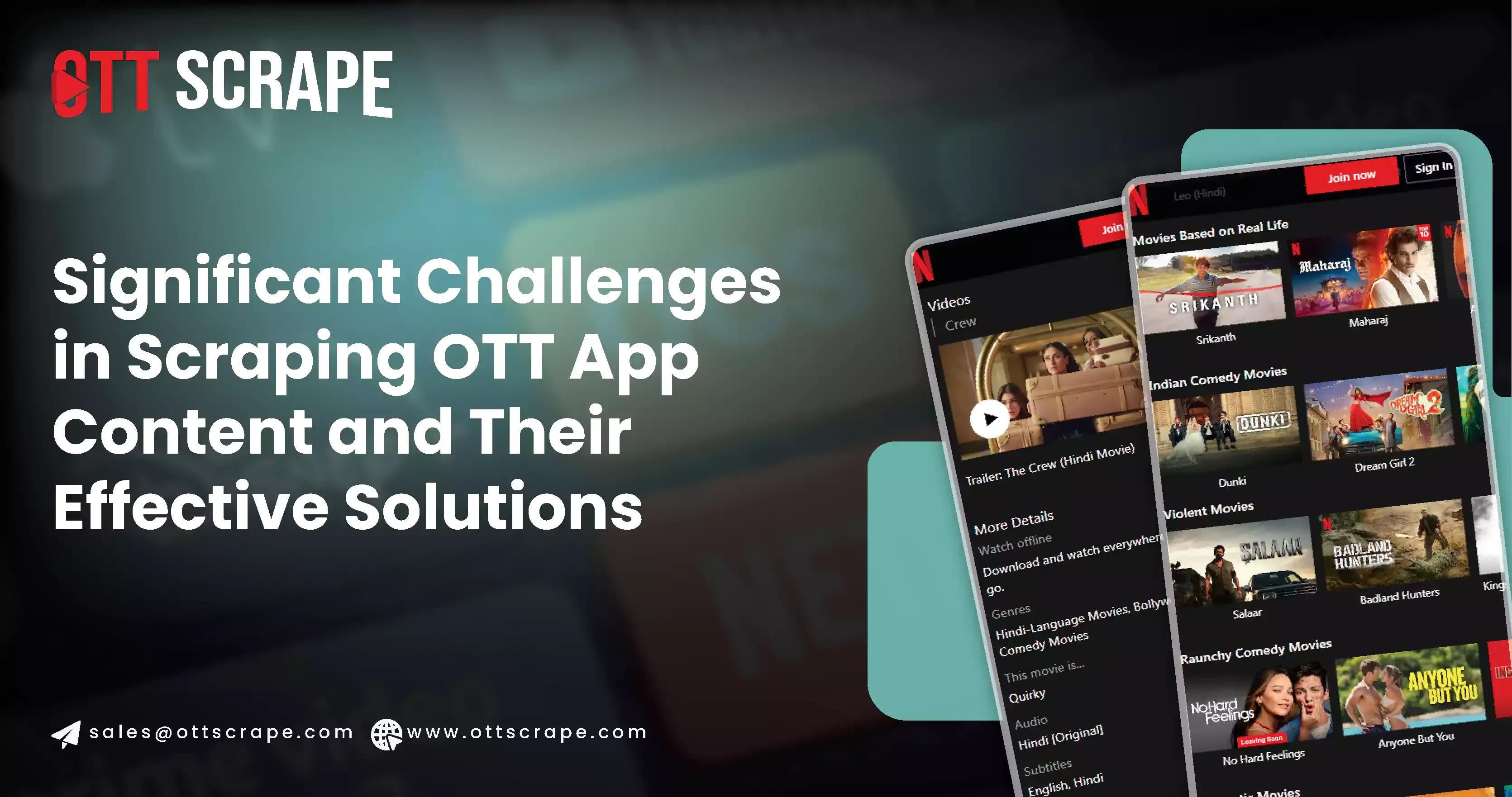 Significant-Challenges in Scraping OTT App Content and Their Effective Solutions